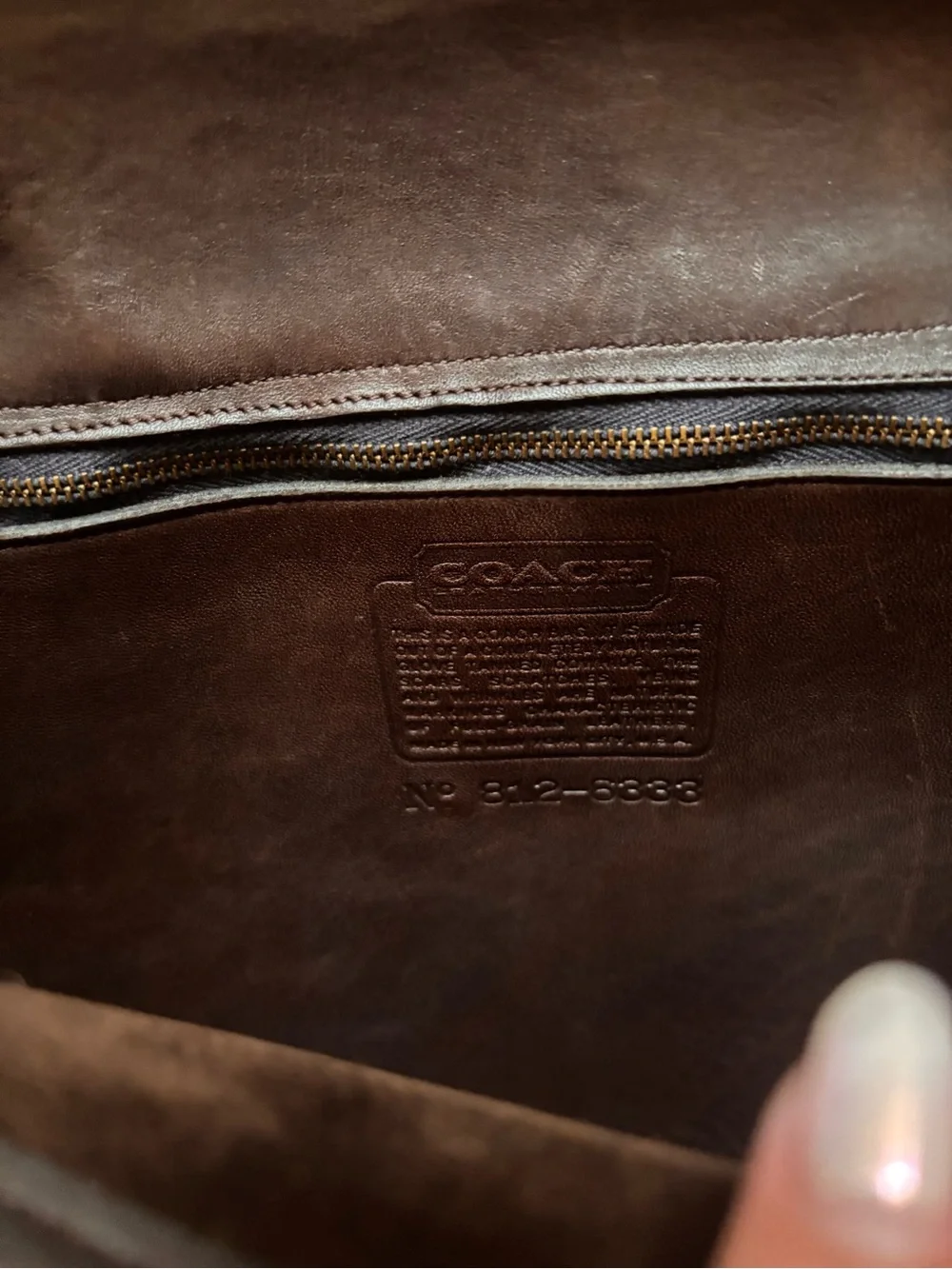 Authentic coach BRIEF bag